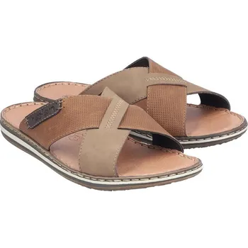 Pánské pantofle Rieker 21088-25 hnědá, vel. 45