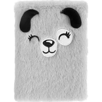 Blok ALBI Šedivý plyšový blok