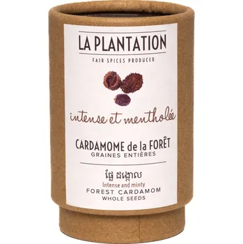 Koření La Plantation Divoký kardamom z pralesa 50g tubus