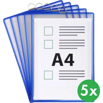 Závěsné kapsy TARIFOLD s očkem, A4 na výšku, modré