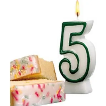 Svíčka Svíčka ve tvaru 5