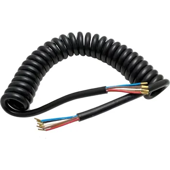 Příslušenství pro přívěs Prodlužovací kabel o délce 3 m spirálový, 1x zástrčka 7pól, 1x zásuvka kabelová 13 pól 12V