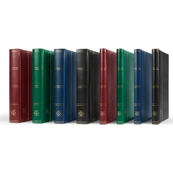 Obal pro sběratelský předmět Leuchtturm COMFORT vatovaný zásobník s černými listy Barva: Zelená, Počet stran: 32 stran