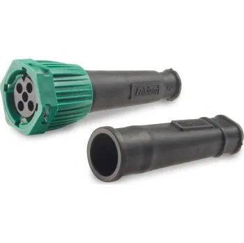 Auto-moto Zástrčka - bajonet Fristom IP67 5-pólový zelený, 1 nebo 2 vývody