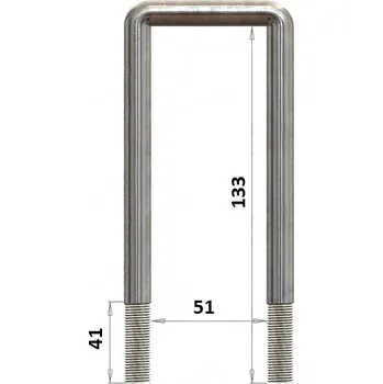Přívěs Třmen M10 51x130 mm