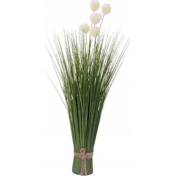 umělá květina TRÁVA Kvetoucí Tráva 60 cm pro Dekoraci Terasy, Zahrady a Balkonu