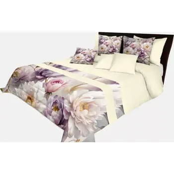 Přehoz na lůžko Dekorativní přehoz s krásným vzorem pivoňky Šířka: 200 cm | Délka: 220 cm