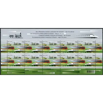 Poštovní známka Swiss post (2022) MiNr. 2821 ** PL - Švýcarsko - veřejná hromadná doprava