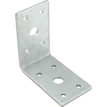 Tesařské kování Úhelník spojovací ÚP8, 70x70x40mm, 3,0mm, ZN