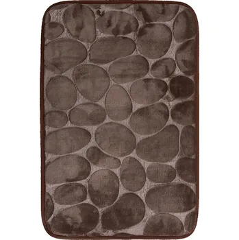 Koupelnová předložka Protiskluzový kobereček / předložka do koupelny hnědá 40x60 cm