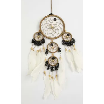 Lapač snů Lapač snů STONES hnědá/ délka 39cm