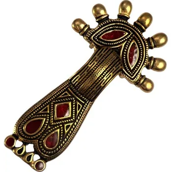 Brož Merovejská brož, bronz, Kent