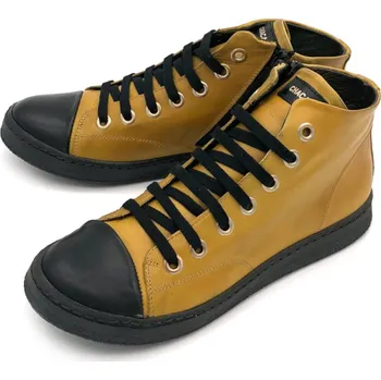 Dámská zdravotní obuv Dámská kotníková kožená obuv 5705-0004 CHACAL žlutá Barva: žlutá, Velikost: 39