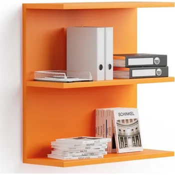 Kancelářská sestava Policový díl BLOCK, oranžový