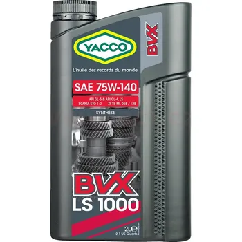 Převodový olej Převodový olej YACCO BVX LS 1000 75W140 2L 34092