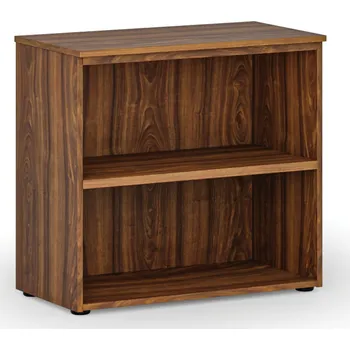 Kancelářská sestava Kancelářský regál PRIMO WOOD, 800 x 420 x 740 mm, ořech