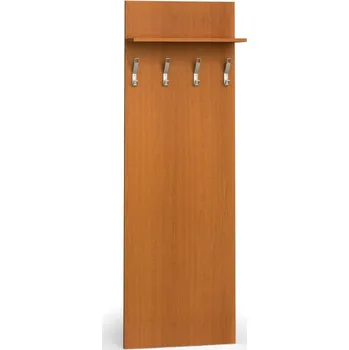 Kancelářská sestava Věšáková stěna PRIMO WOOD, 4 háčky, police, třešeň