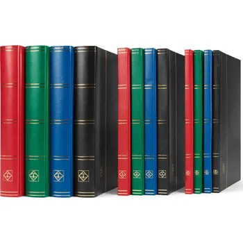 Obal pro sběratelský předmět Leuchtturm BASIC nevatovaný zásobník s bílými listy Barva: Zelená, Počet stran: 32 stran