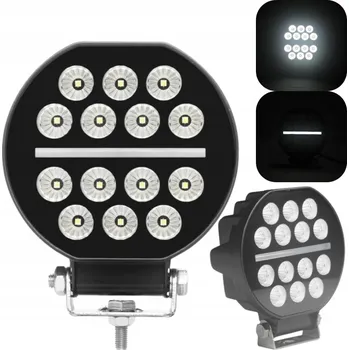 Pracovní světlo Pracovní LAMPA 14 LED 1300lm 18W + pásek 9 LED 1,6W 12/24V halogen