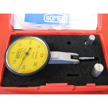 Číselníkový úchylkoměr páčkový horizontální 40/ 0,01 - 0,8 ON 251820 Somet