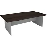 Jednací kancelářský stůl PRIMO GRAY, 240x120 cm, šedá/wenge