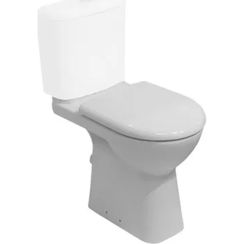 Klozet kombi zvýšený 48 cm, odpad svislý, bez nádržky, DEEP