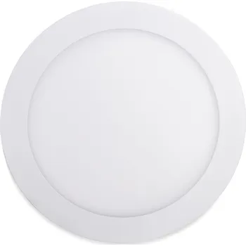 LED panel Bílý vestavný LED panel kulatý 120mm 6W Teplá bílá - POSLEDNÍ KUS - Solight - WD101 - WD101