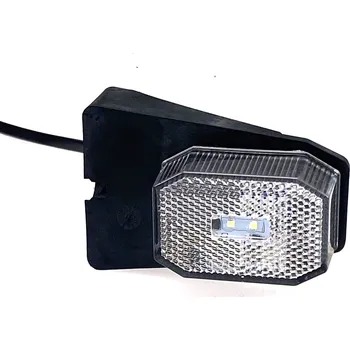 Přídavný světlomet Svítilna přední obrysová LED Aspöck Flexipoint, 12V, s odrazkou, na držáku, kabel QS75