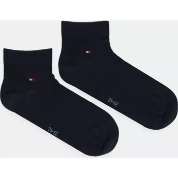 Pánské ponožky Ponožky Tommy Hilfiger 2-pack pánské, tmavomodrá barva, 342025001 59X, vel. 39/42