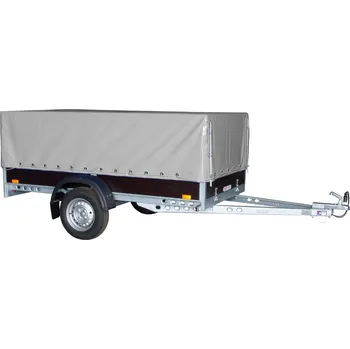 Plachta na motorové vozidlo Plachta s konstrukcí UNI/PROFI 2, podchozí výška 80cm, šedá RAL7037 + přísl.