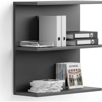 Kancelářská sestava Policový díl BLOCK, grafitový