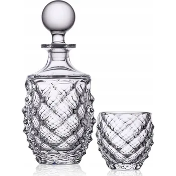Sklenice Křišťálová sada na whisky BOHEMIA Morris 6+1