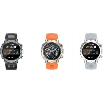 Chytré hodinky Chytré Hodinky Ruffberg G102 s G-senzorem, měřičem tepové chytré hodinky černé