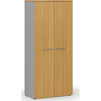Šatní skříň Šatní skříň s výsuvem PRIMO GRAY, 800 x 420 x 1781 mm, šedá/buk