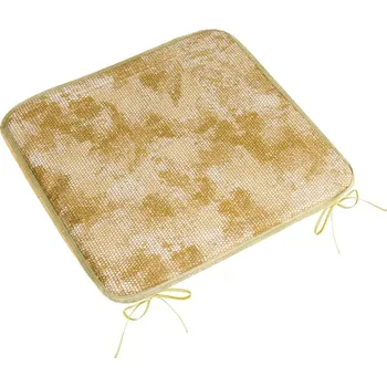 Podsedák Bellatex Sedák Adéla hladký 40x40 cm Hadí kůže hnědá