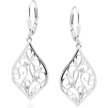 Náušnice Olivie Stříbrné svatební náušnice 9436 Ag 925; ≤3,2 g.