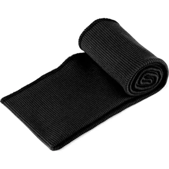 Elastický náplet bavlněný na lemy mikin - tunel 8x80 cm, barva 2 černá