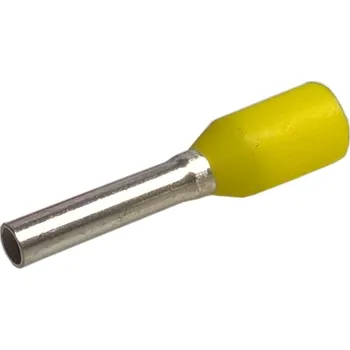 Elektrický konektor Konektor - dutinka DI 1,0-8 s plastovým límcem žlutá