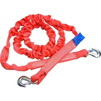 Upínací popruh Tažné lano CAR JEEP 4 m/4 t na vozidla, s háky