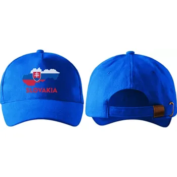 Kšiltovka kšiltovka s vlajkou SLOVENSKA modrá (pánská kšiltovka vlajka a znakem SLOVENSKO , SLOVAKIA)