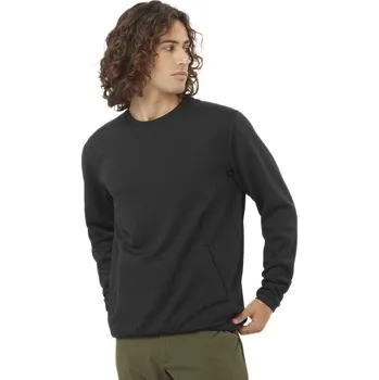 Pánská mikina Salomon Motomesh Crewneck M LC2446400 - deep black M
