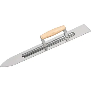 Zednické hladítko Těsmat cz Hladítko nerez ostré 50x10cm, dřevěná rukojeť