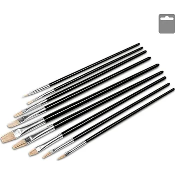 Umělecký štětec Těsmat cz Sada plochých štětců 9ks