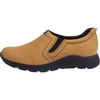 Dámské polobotky OBUV JANA ČR Boty JANA 672 žluté dámské kožené Velikost: 40