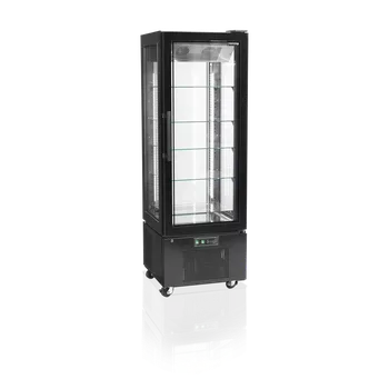 TEFCOLD UPD 400 C BLACK VITRÍNA CHLADÍCÍ PANORAMATICKÁ