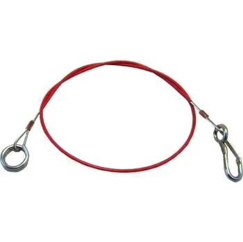 Příslušenství pro přívěs Lanko pojistné KNOTT 1200 mm s kroužkem