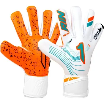 Brankářské rukavice Brankářské rukavice Rinat NKAM AS bílá/modrozelená Velikost rukavic: 8