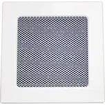 Haco Lakovaná krbová mřížka s rámečkem a síťovinou 170x170 bílá