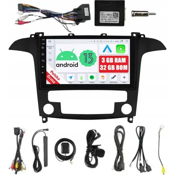 Autorádio 2DIN AUTORÁDIO S NAVIGACÍ ANDROID FORD S-MAX MK1 3/32 GB DSP CARPLAY LTE