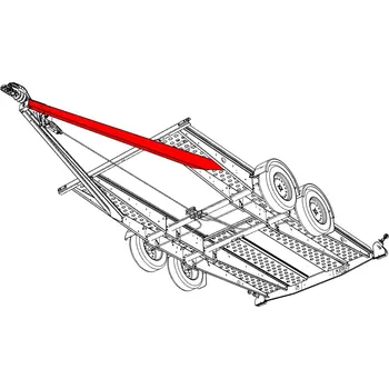 Příslušenství pro přívěs Oj VAPP PA 2,5 m levá
